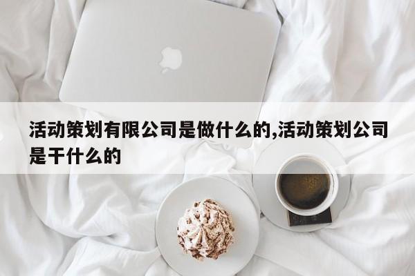 活动策划有限公司是做什么的,活动策划公司是干什么的